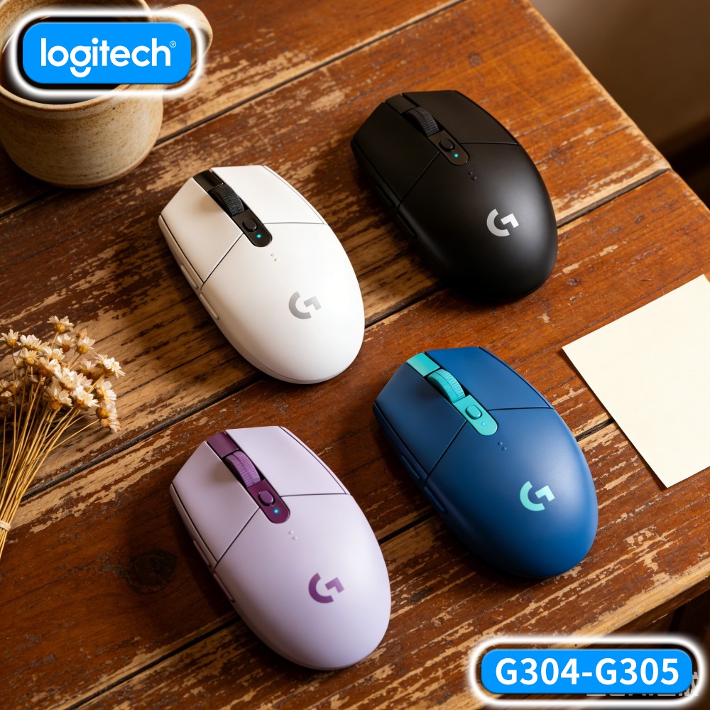 Pc Gaming Logitech - Mouse Nirkabel Logitech G304 12000 DPI
