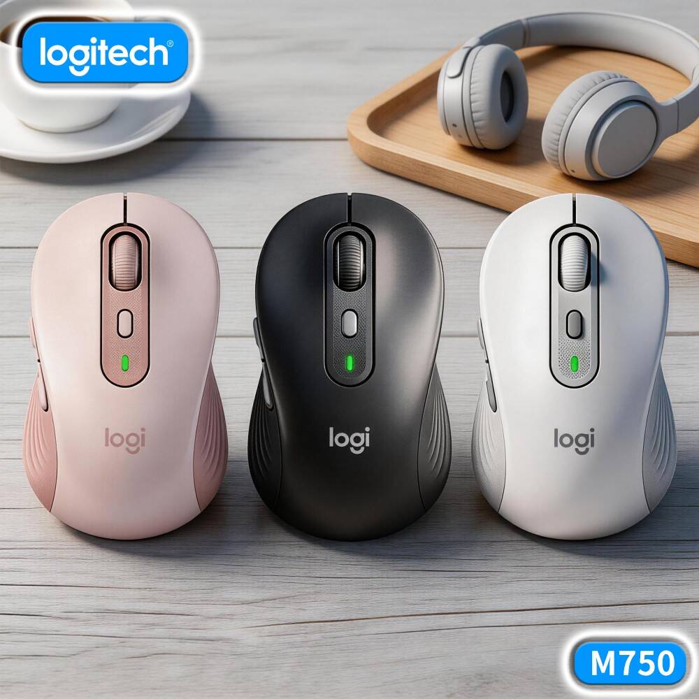 Pc Gaming Logitech - Mouse Ergonomis Nirkabel Logitech M650/M650L -