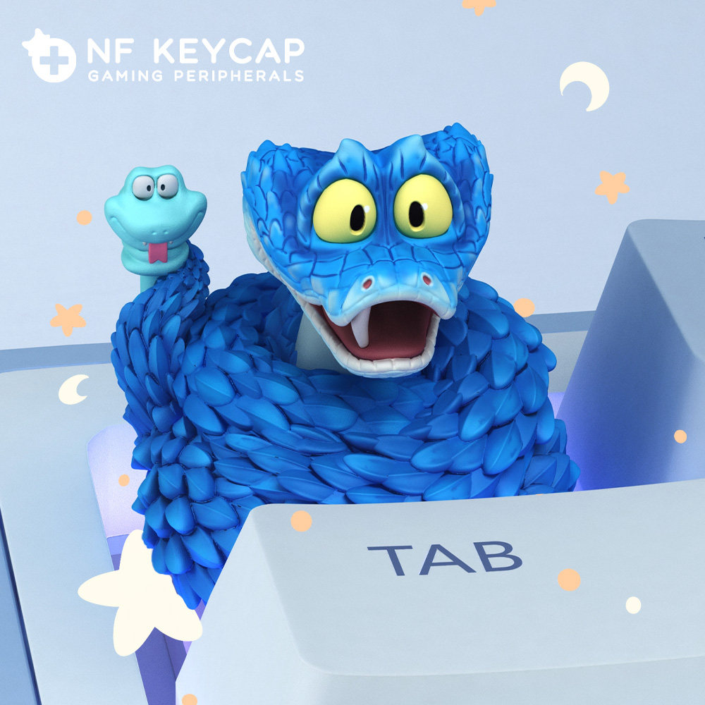 Custom Keycaps - Zootopia Keycap Gary De'Snake Kustom untuk