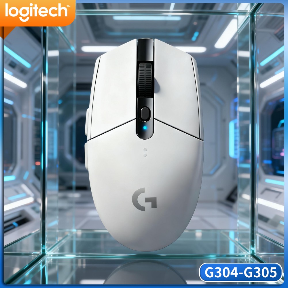 Pc Gaming Logitech - Mouse Gaming Nirkabel Logitech G305, 12000