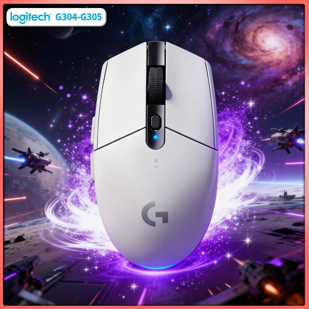 Pc Gaming Logitech - Mouse Nirkabel Logitech G304 Teknologi LIGHTSPEED