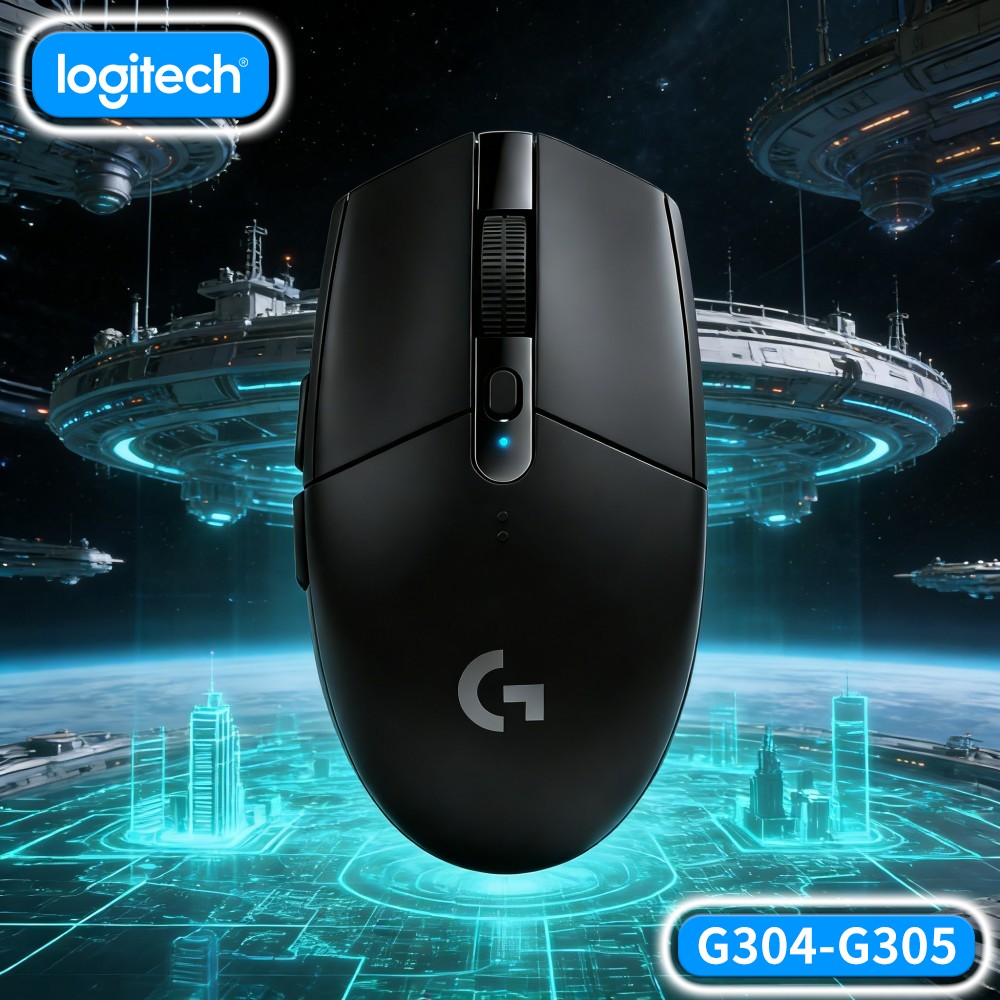 Pc Gaming Logitech - Logitech G305 Mouse Gaming Nirkabel 12000