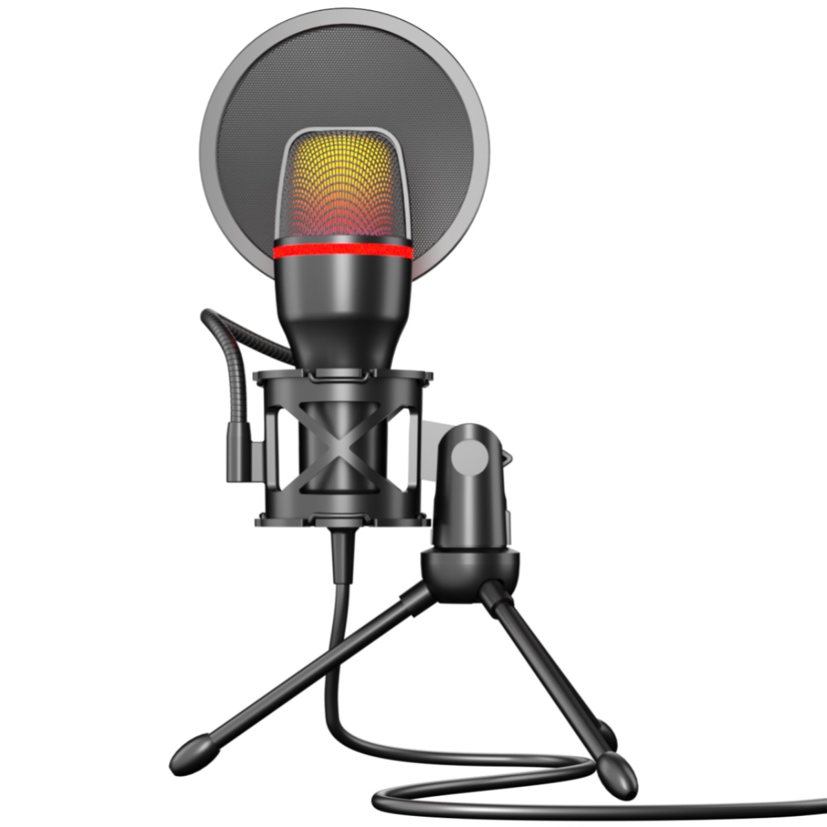 Pc Gaming Live Streaming - Mikrofon Kondensor Profesional untuk Komputer PC