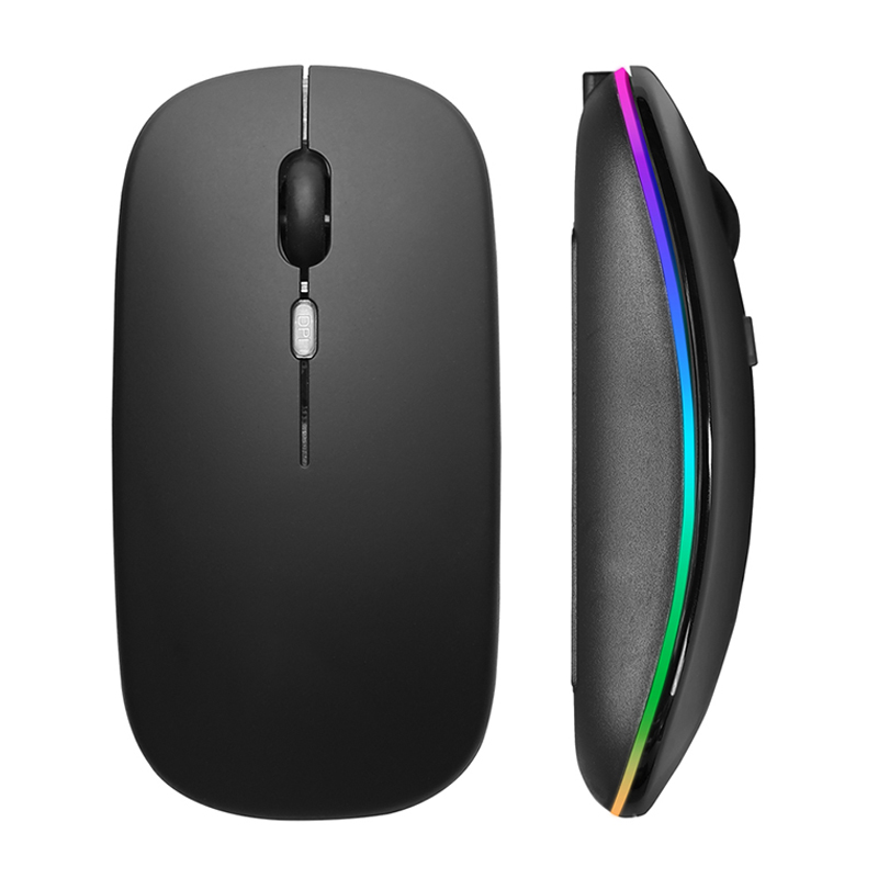 Pc Gaming Handheld - Mouse Nirkabel RGB Isi Ulang USB