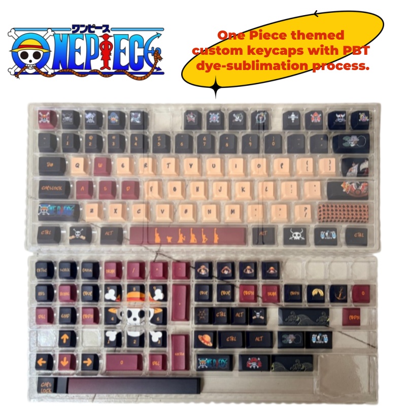 Custom Keycaps - Keycaps PBT bertema karakter anime One