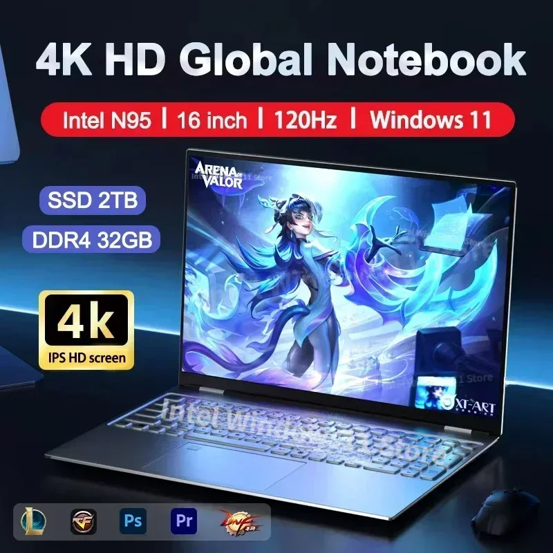 Pc Gaming Handheld - Laptop BARU Intel N95 Layar 4K