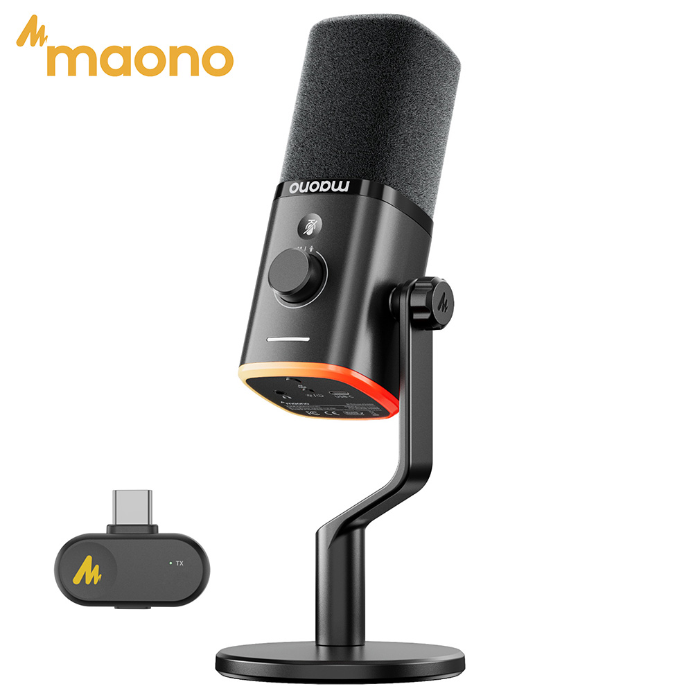 MAONO PD100W Mikrofon Dinamis  - Pc Gaming Live Streaming ulasan dan harga