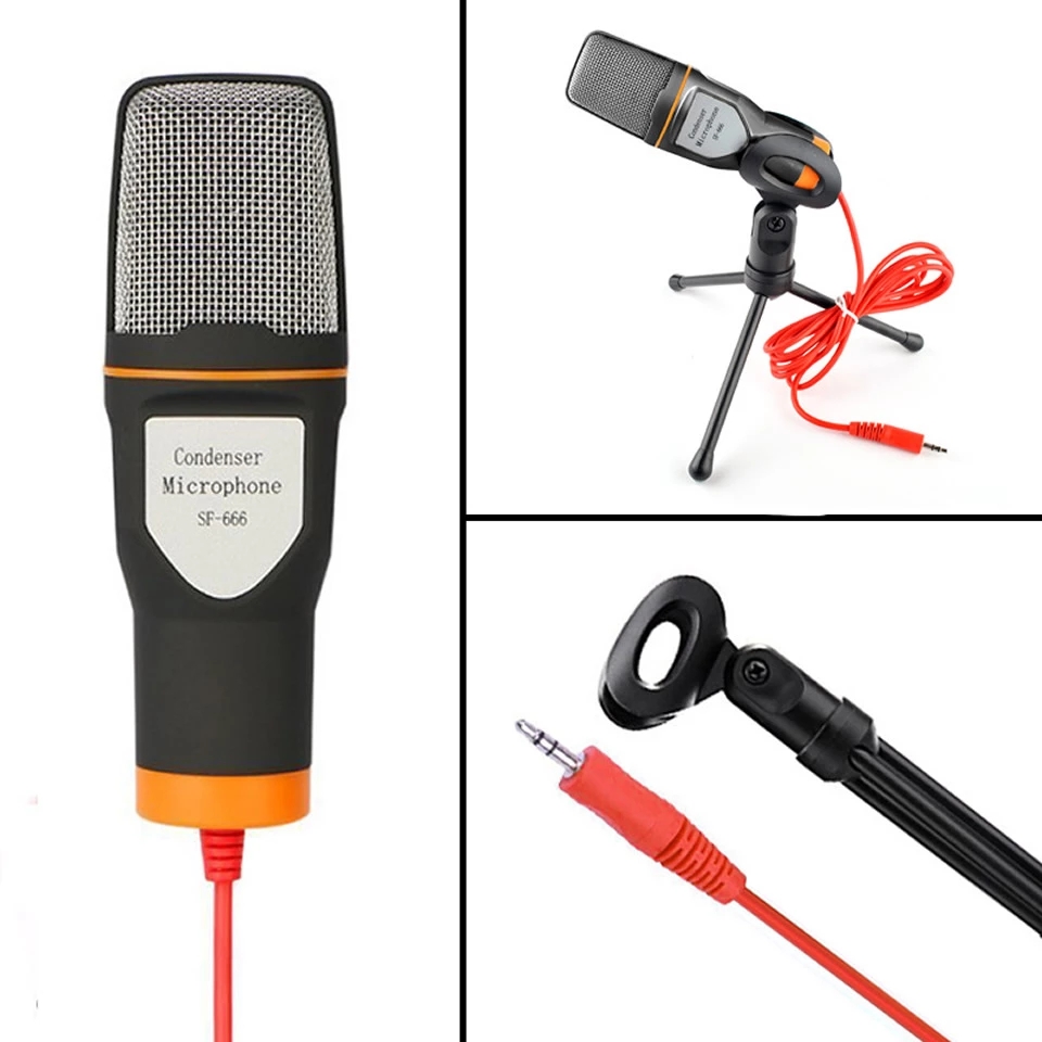 Mikrofon Kondensor Profesional - Pc Gaming Live Streaming ulasan dan harga