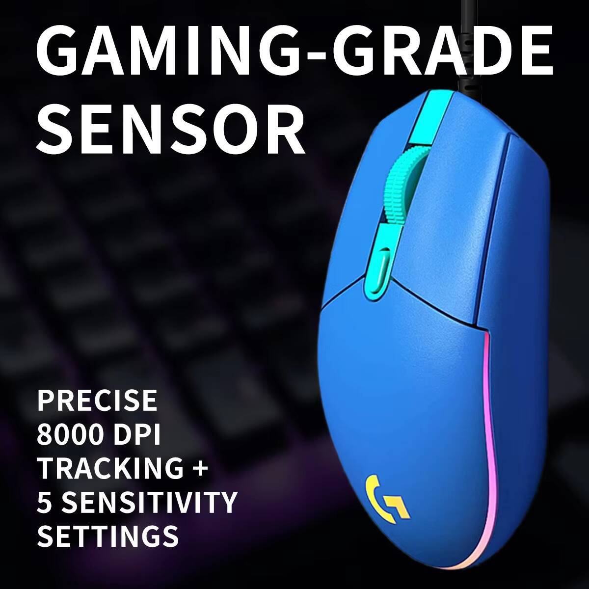 Logitech G203 LIGHTSYNC Gaming - Pc Gaming Logitech ulasan dan harga