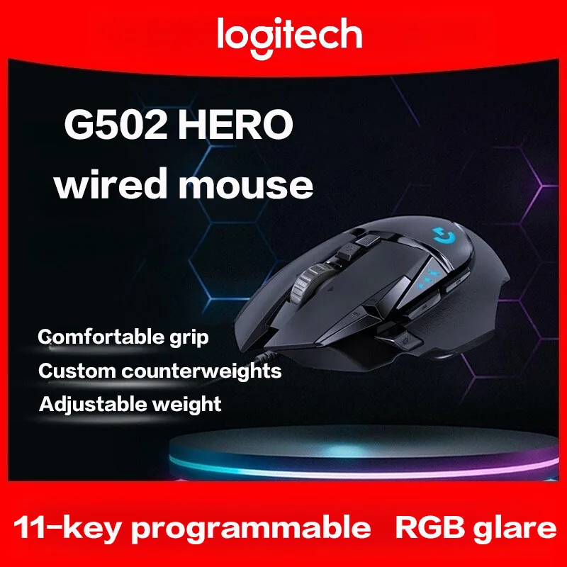 Logitech G502 HERO Mouse Gamin - Pc Gaming Logitech ulasan dan harga