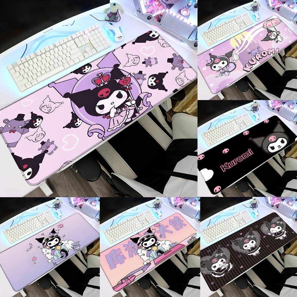 K-Kuromi Alas Mouse Lucu Karet - Pc Gaming Kuromi ulasan dan harga