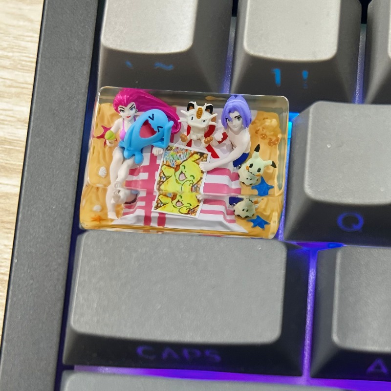 Tutup Tombol Anime Pokemon 1U  - Custom Keycaps ulasan dan harga