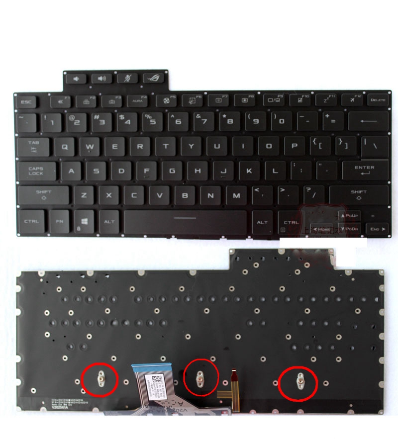 Keyboard lampu latar US baru U - Pc Gaming Asus ulasan dan harga