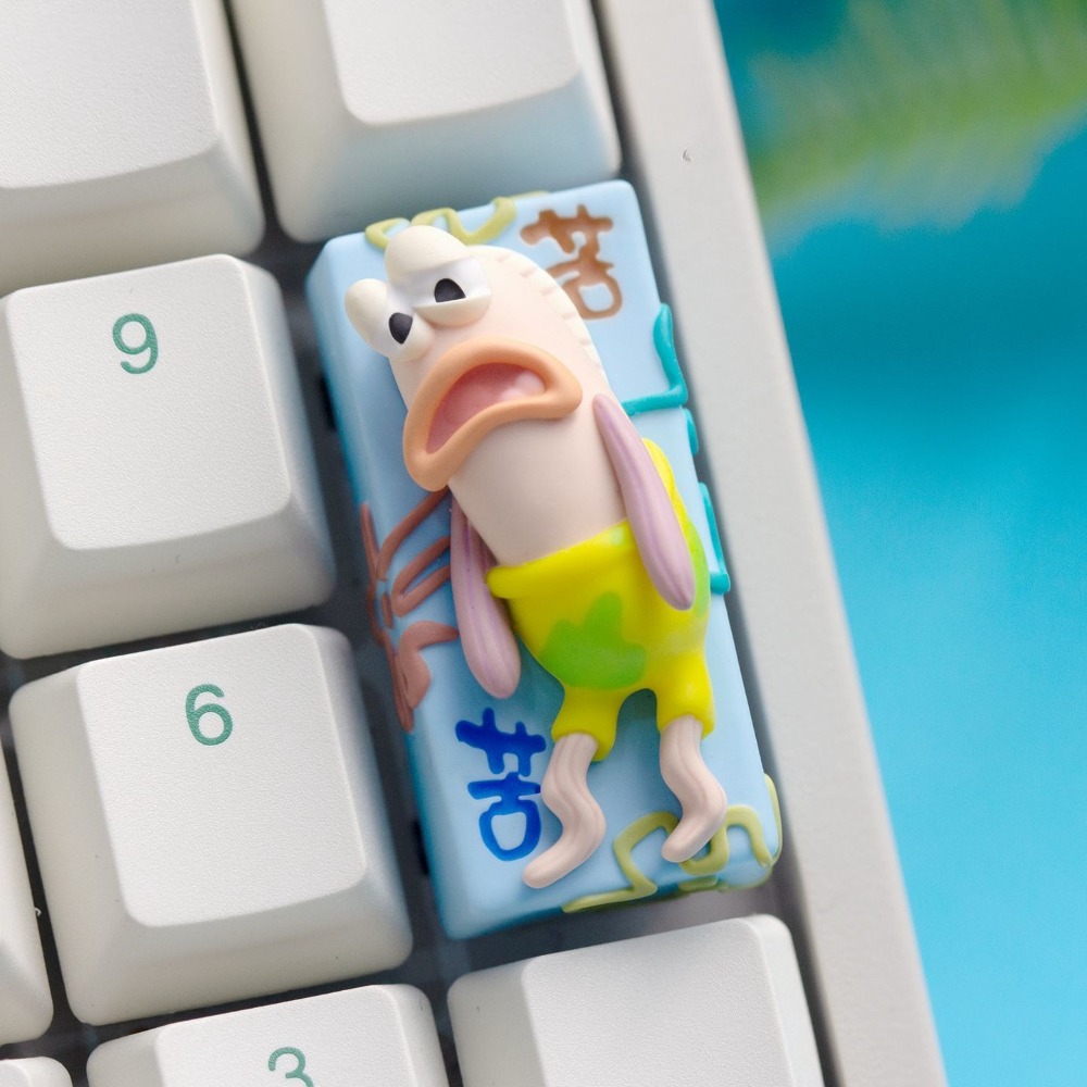 SpongeBob Sad Fish 2U Keycap - - Custom Keycaps ulasan dan harga