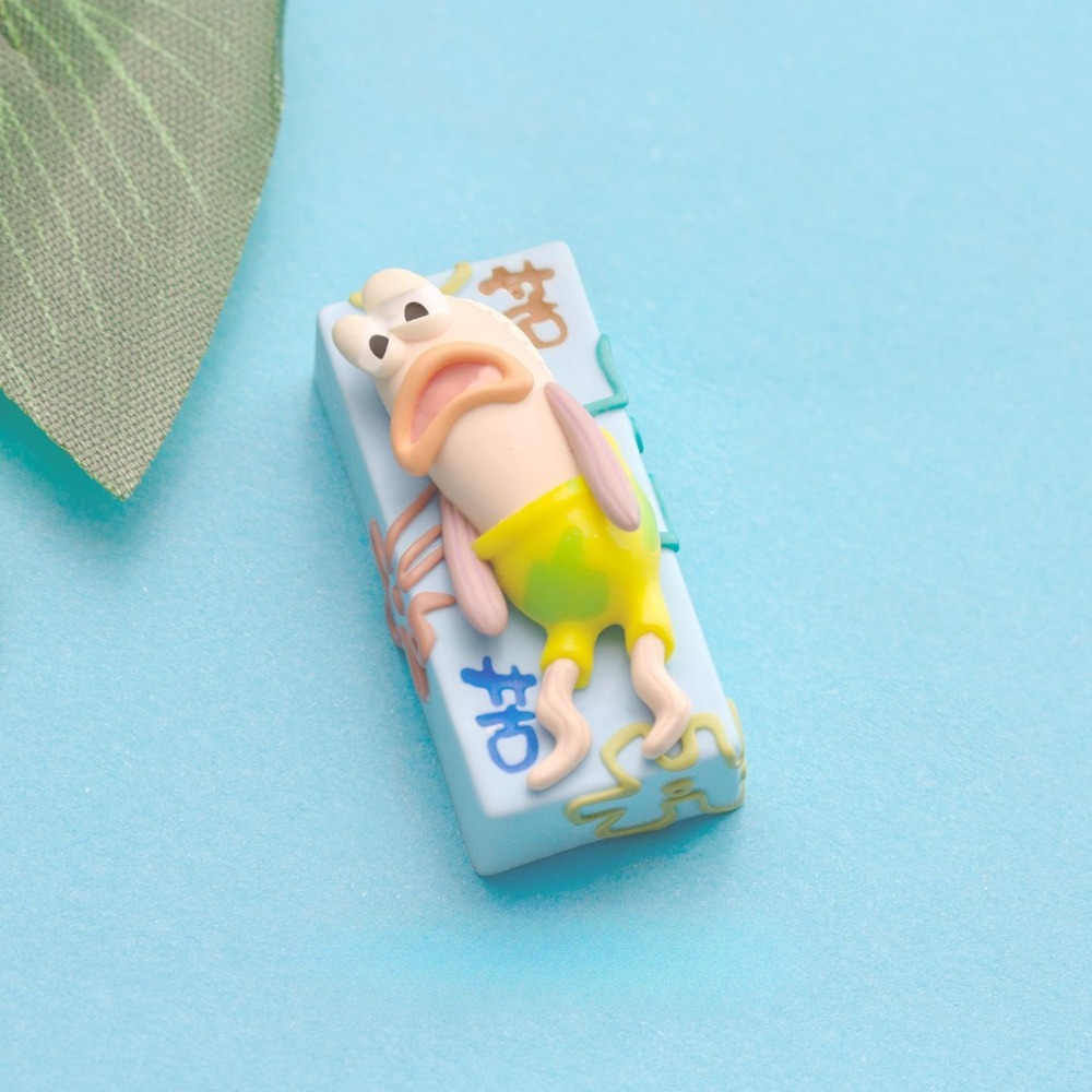 SpongeBob Sad Fish 2U Keycap - - Custom Keycaps ulasan dan harga