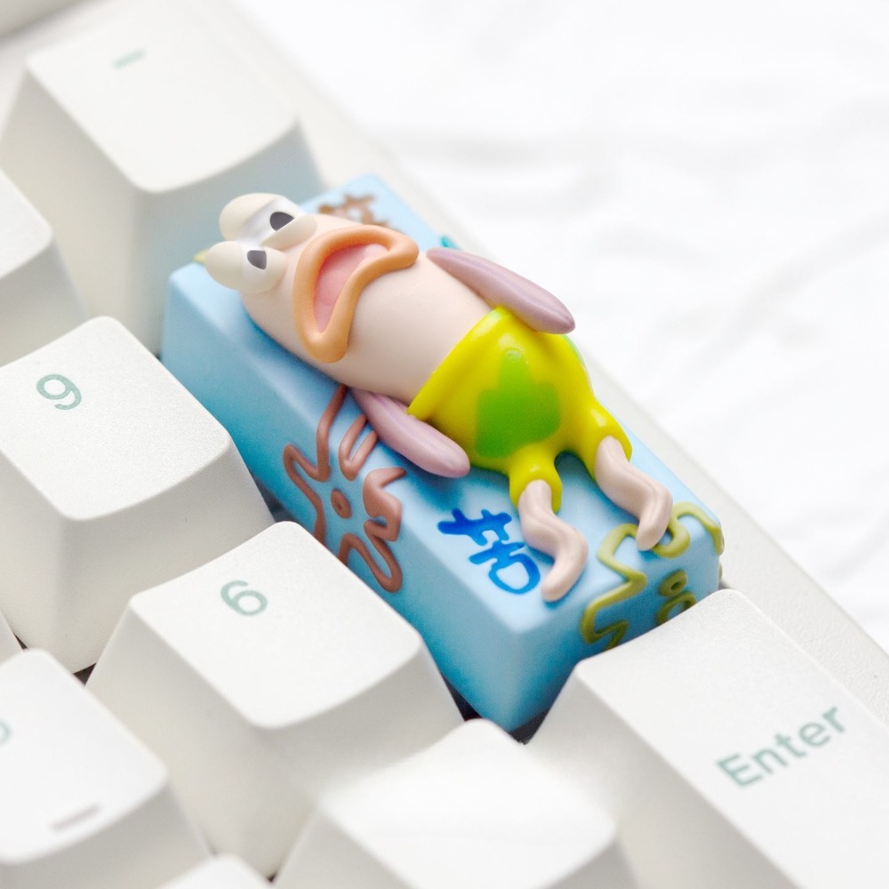 SpongeBob Sad Fish 2U Keycap - - Custom Keycaps ulasan dan harga