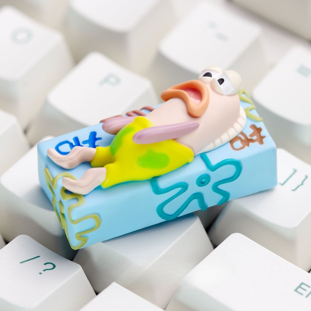 SpongeBob Sad Fish 2U Keycap - - Custom Keycaps ulasan dan harga