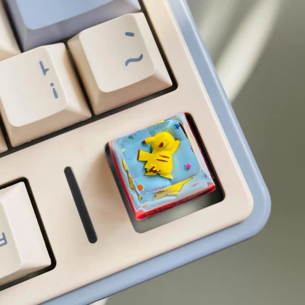 Keycap Pokémon Pikachu, Kreati - Custom Keycaps ulasan dan harga