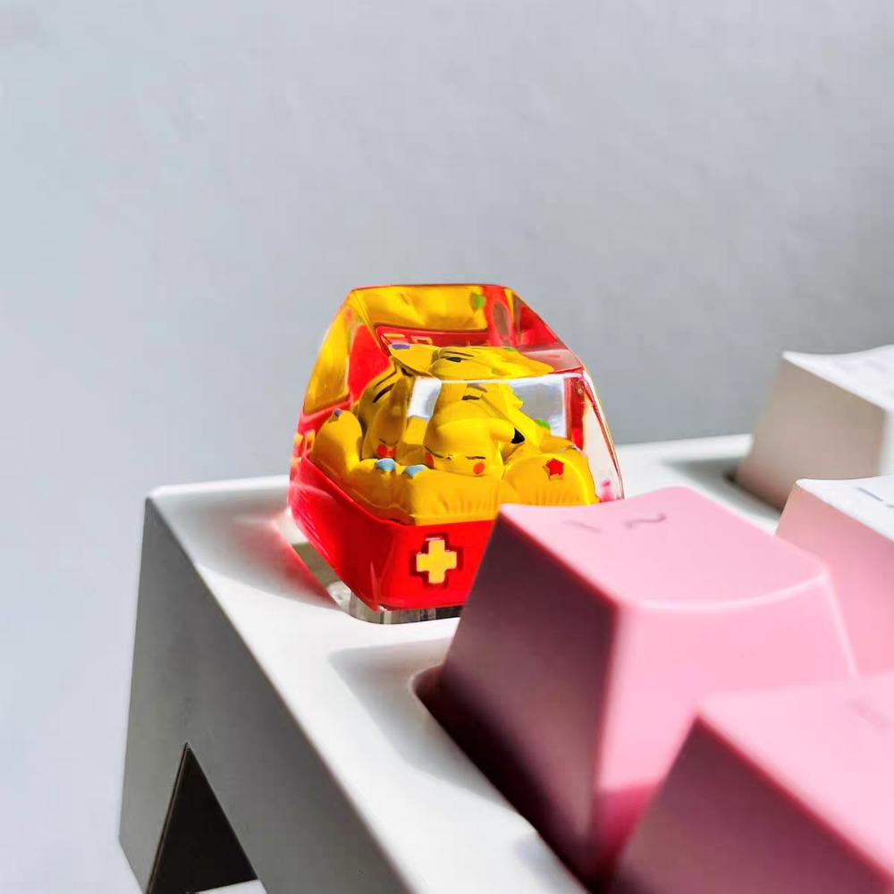 Keycap Pokémon Pikachu, Kreati - Custom Keycaps ulasan dan harga