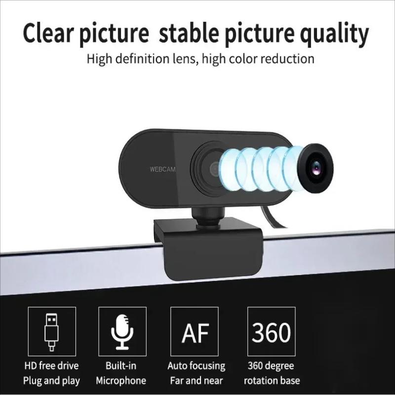 Webcam USB Plug and Play denga - Pc Gaming Live Streaming ulasan dan harga