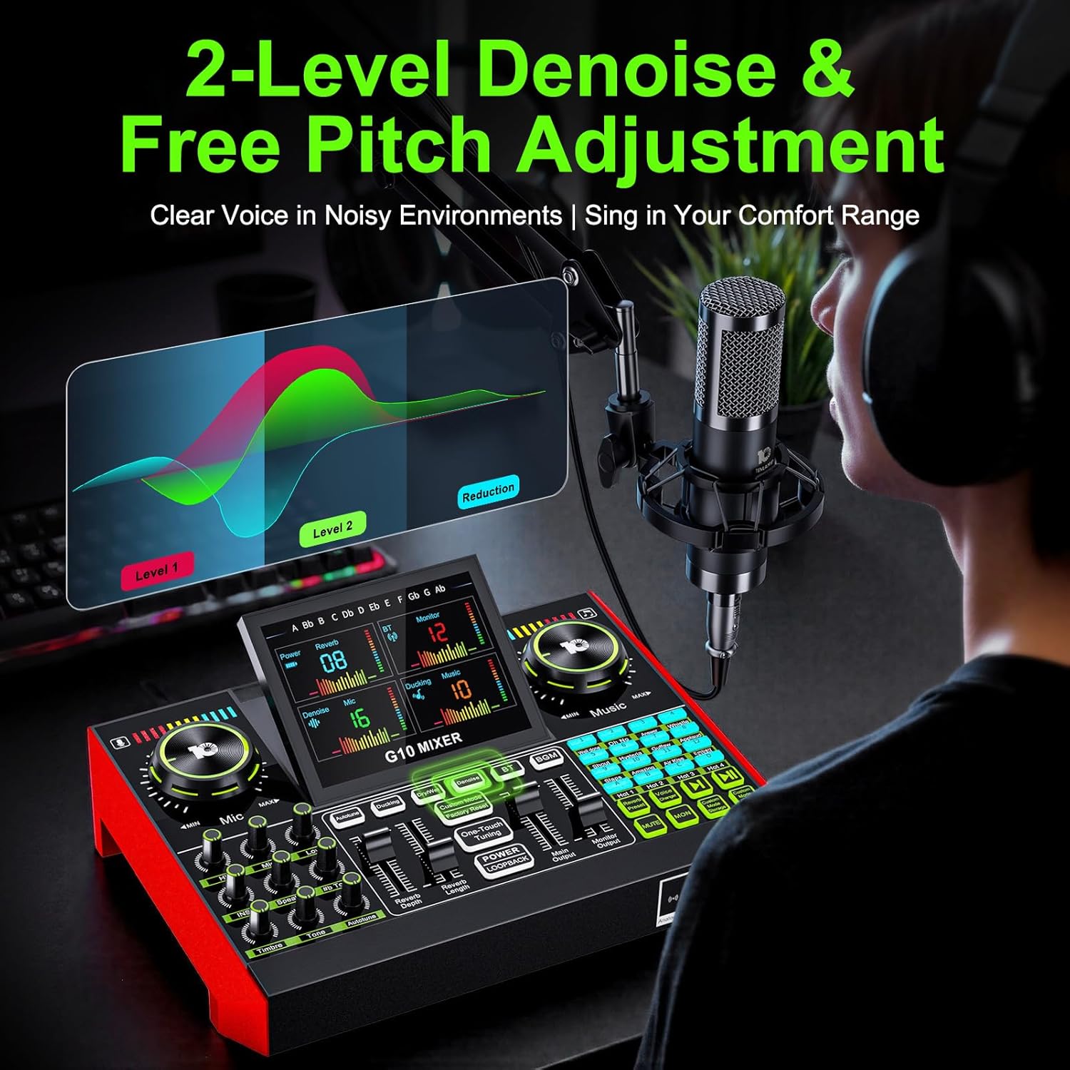 Tenlamp G10 Antarmuka Audio St - Pc Gaming Live Streaming ulasan dan harga