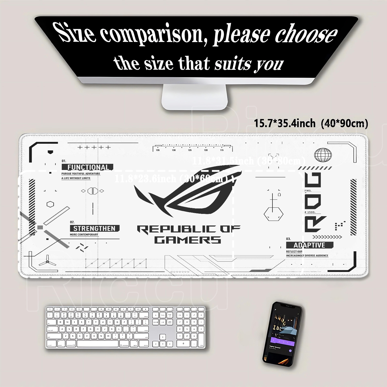 R-ROG Alas Mouse Gaming Besar  - Pc Gaming Asus ulasan dan harga