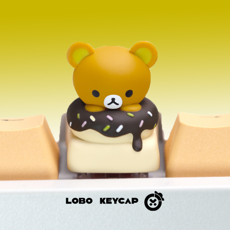 Keycap Resin Rilakkuma Lucu Be - Custom Keycaps ulasan dan harga
