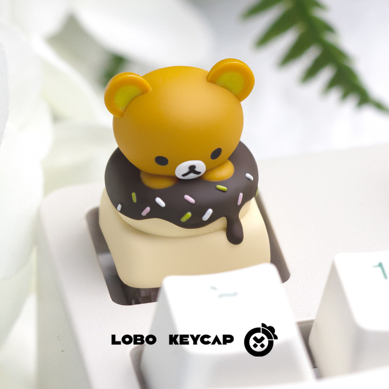 Keycap Resin Rilakkuma Lucu Be - Custom Keycaps ulasan dan harga