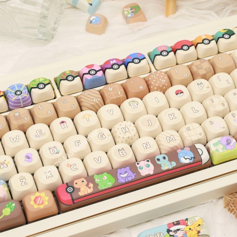 Keycap Anime Pokemon MOA Tingg - Custom Keycaps ulasan dan harga