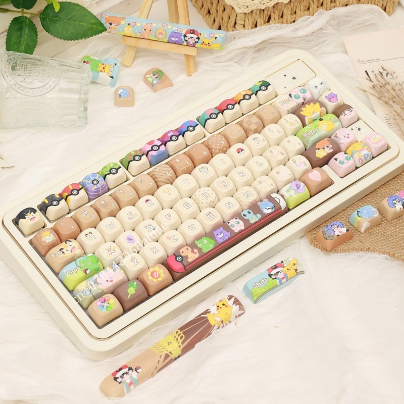Keycap Anime Pokemon MOA Tingg - Custom Keycaps ulasan dan harga