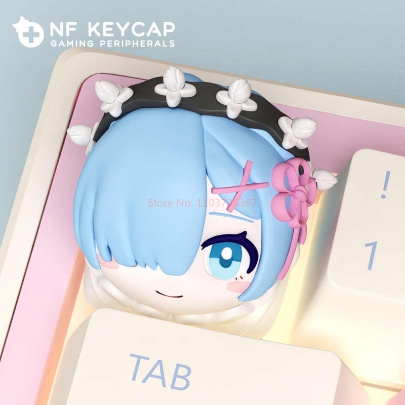 Keycap Anime Rem Individualita - Custom Keycaps ulasan dan harga