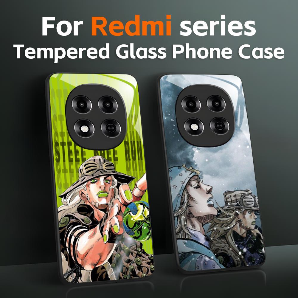 Casing Ponsel Keren Anime JOJO - Pc Case Tempered Glass ulasan dan harga