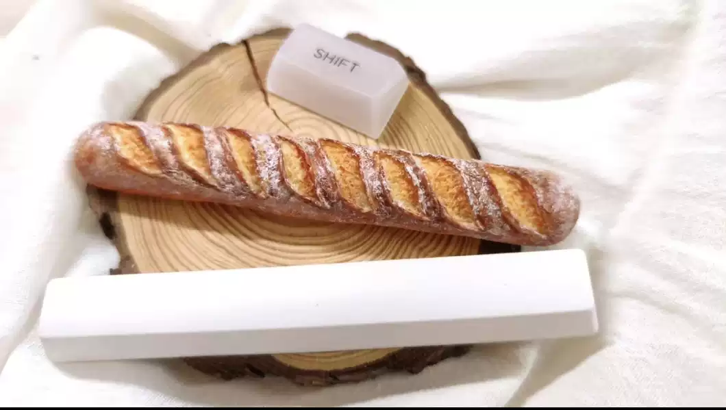 Baguette Food Artisan Spacebar - Custom Keycaps ulasan dan harga