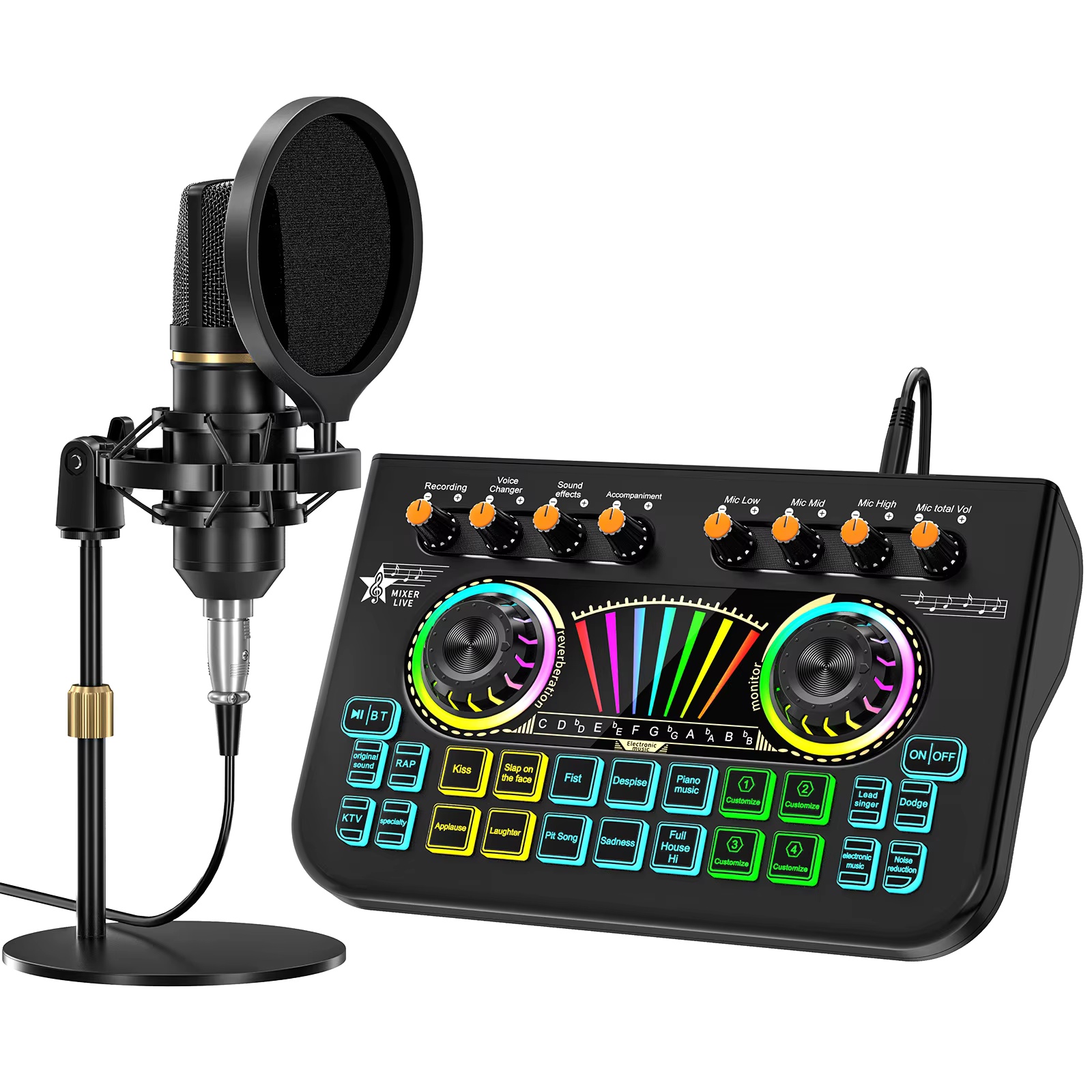 Tenlamp X3 BM800 Paket Mikrofo - Pc Gaming Live Streaming ulasan dan harga